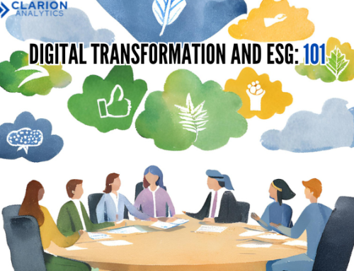 Digital Transformation and ESG : 101