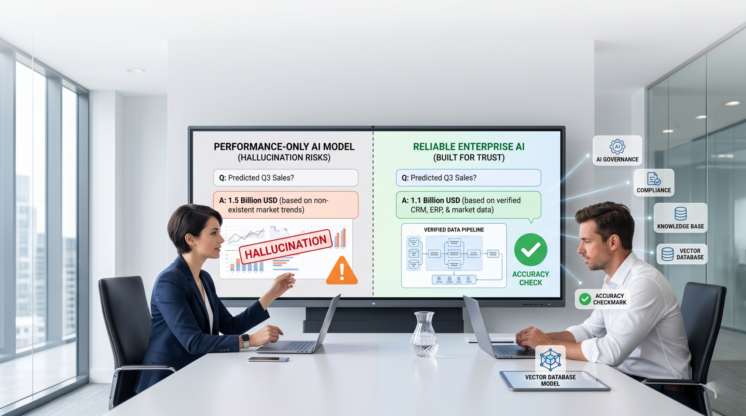 Clarion.ai AI Without Hallucination: Why Enterprise AI Must Be Built for Reliability Not Just Performance