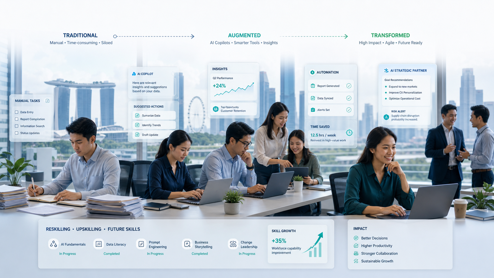 Clarion.ai AI and the Future of Work in APAC: Reskilling Augmentation and What Leaders Must Act On Now